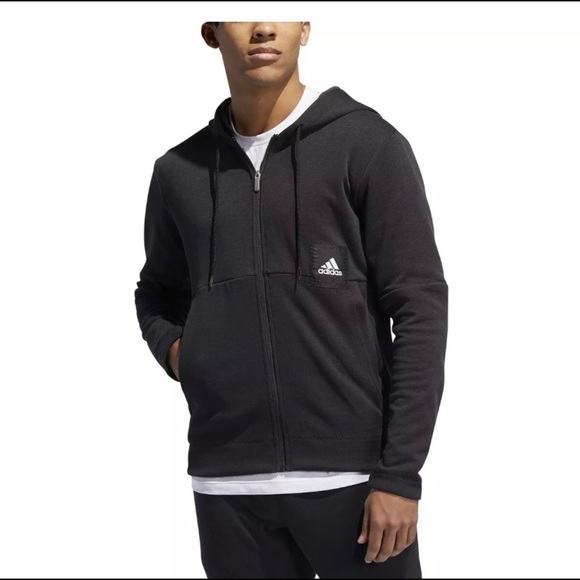 adidas climalite Cross-Up 365 zip Sweatshirt- Men - Picture 1 of 8